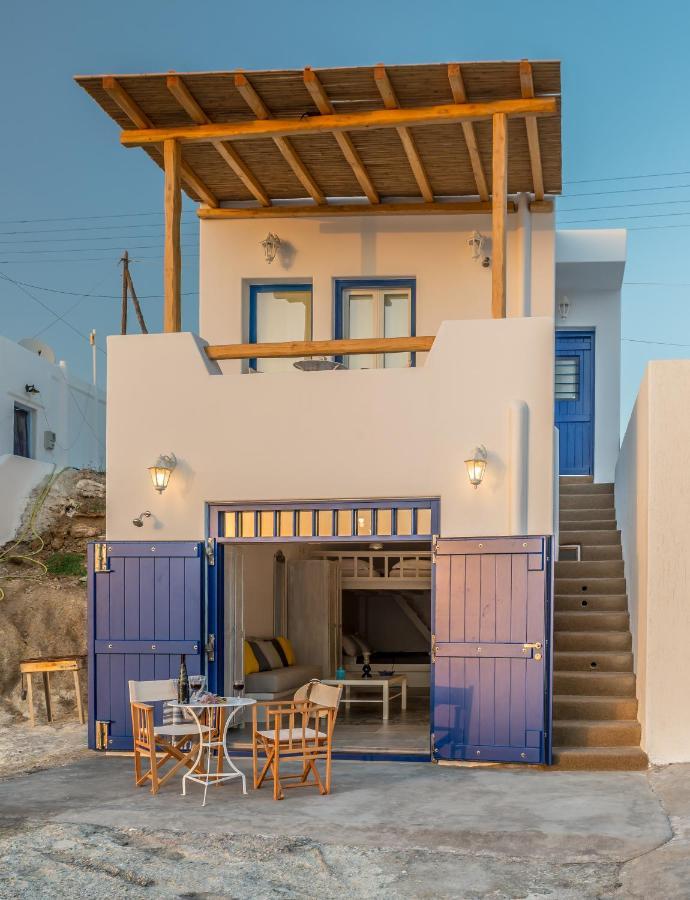 Manolis And Filio Home -By The Sea Pachaina Buitenkant foto
